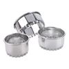 3pcs/set Stainless Steel Round Biscuit Cutters Rust-proof Dumpling Skin Cutting Mould  Home