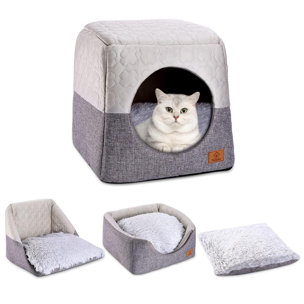 This pet bed is perfect for summer and and features a removable cushion for dogs and It features a and warm 3D cotton making it a and reversible pet