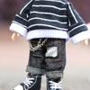 ob11 Baby Clothes For Baby Chain Jeans Pants Liquor Bar And Jeans Furniture For Dolls 1/12 Cool Anime High Quality Toy Accessoriess