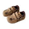 Children's Shoes Sports Shoes 2025 Spring New Girls Leopard Print Versatile Casual Shoes Girls Forrest Gump Shoes Soft Sole
