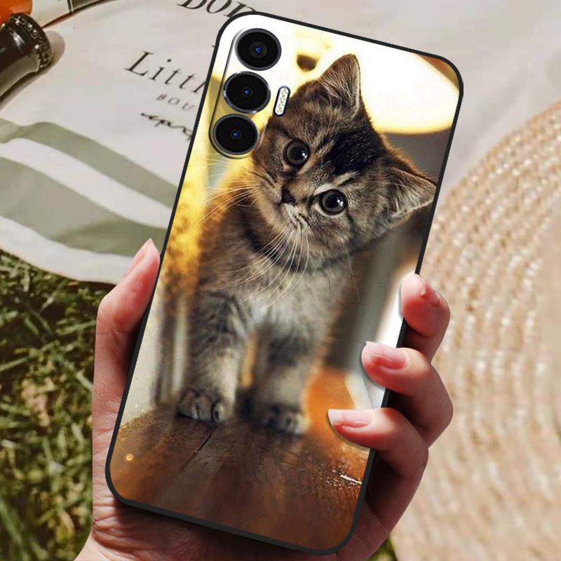 Pour Tecno Pova 3 Coque Pova Neo Coque Arrière en Silicone Souple pour Tecno Pova Neo LE6 Fundas Coque Pova3 PovaNeo Housse de Téléphone Coque