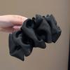 High-grade Elegant Retro Fluffy Satin Cloud Bubble Clip Women's Head Small Hairpin Back Hair Accessories