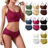 Γυναικείο Αμάνικο Τοπ με Κάτω Μέρος και Ενίσχυση Στήθους, Σέξι Υπερμεγέθη Εσώρουχα με Ενίσχυση Στήθους
