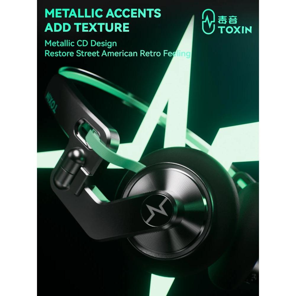 Retro Style Headset Wireless Bluetooth 5.4 Headphones Headphone HIFI Wireless Noise Reduction Foldable Portable Gamer Gift