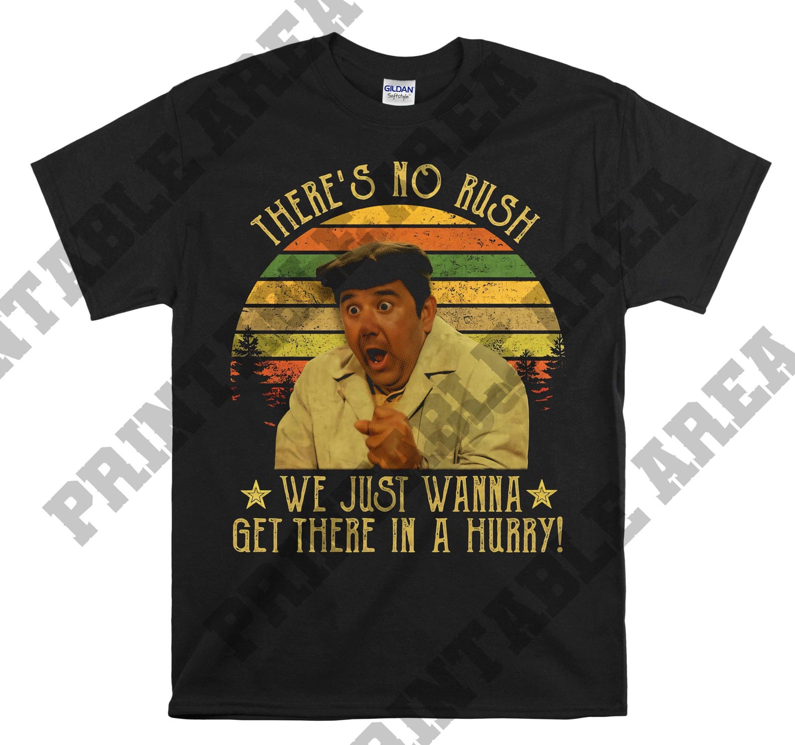 It s a Mad Mad Mad Mad World There s No Rush We Just Wanna Get There In A Hurry Vintage Men Unisex T shirt, T shirt, T shirt MO228 M