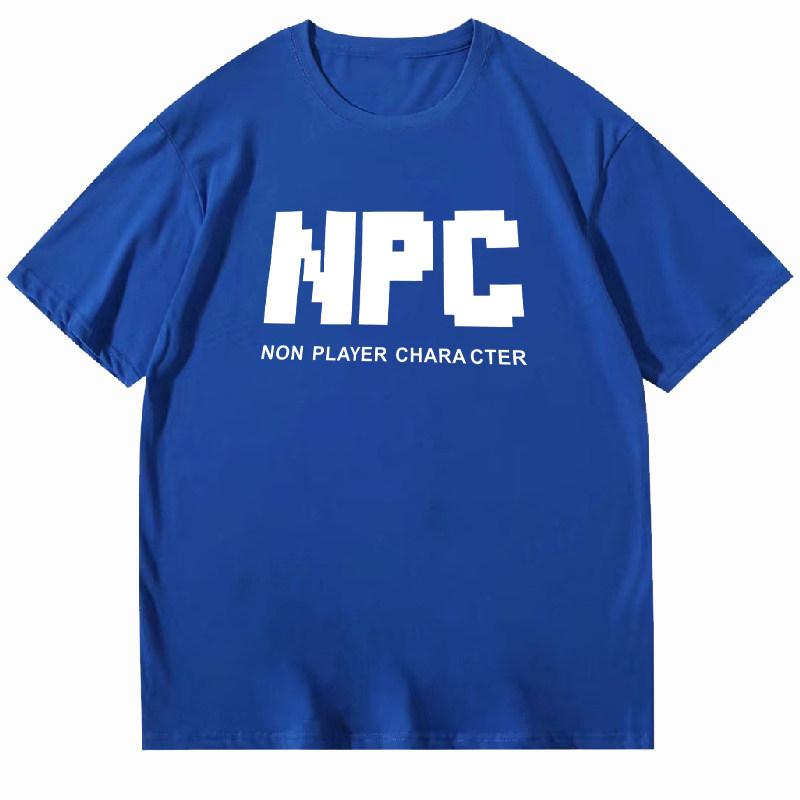 White Npc Prop Synthesis Creative Game Graphic Tee Cotton Unisexs Unisexs Tshirt Vintage Streetwear