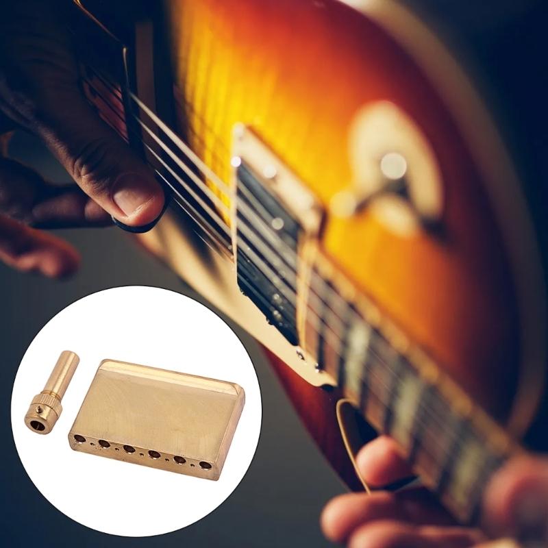 Brass Tremolo Block, Single Rock System 63mm Guitar Accessories Suitable for /SQ Guitar Tremolo Bridge Set