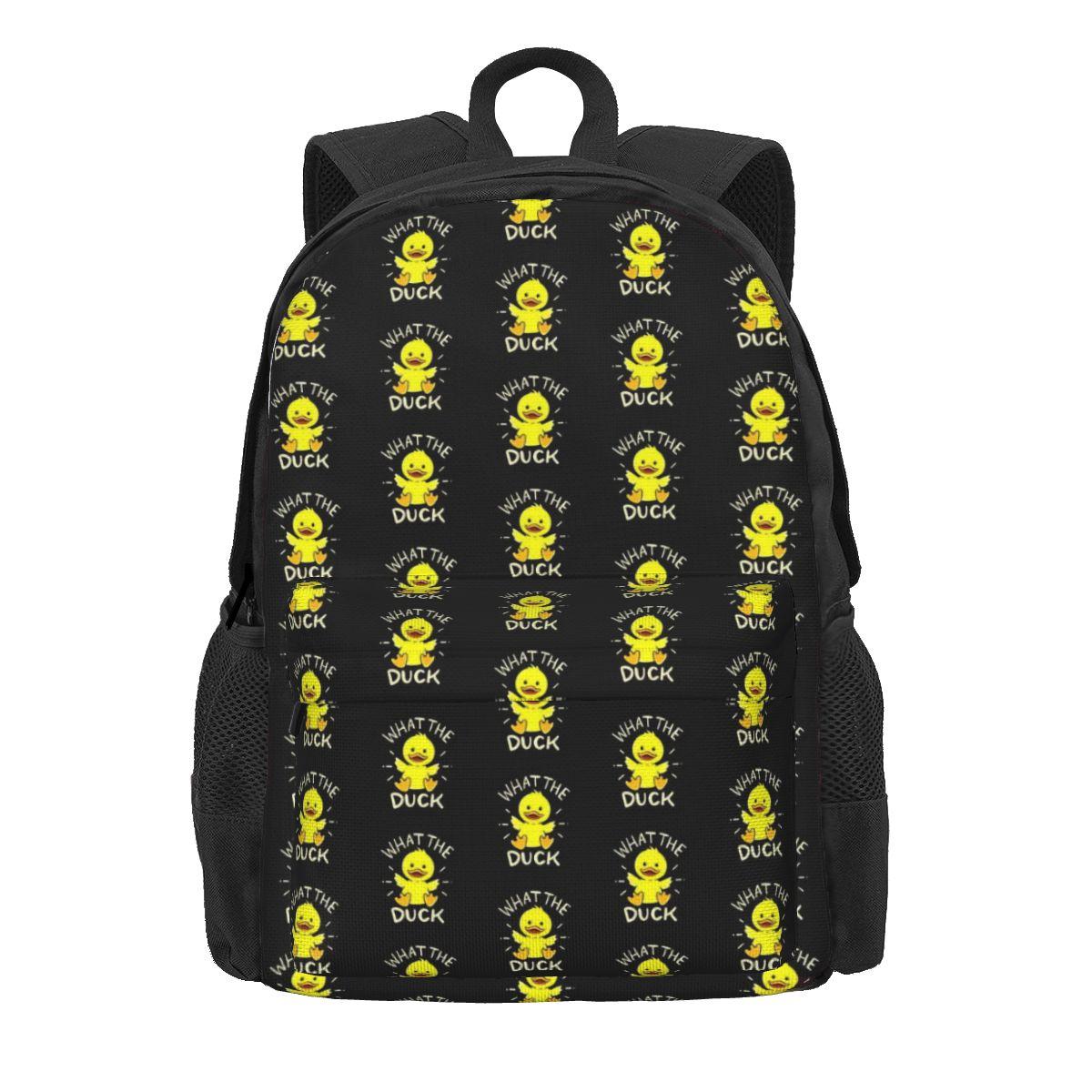 Veel Eenden Rugzak Dierlijke Print Mannen Polyester Reizen Rugzakken Grote Kawaii Middelbare School Tassen Rugzak 36x32x10cm