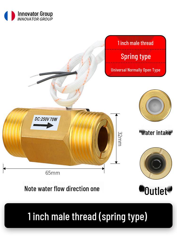 Ganzkupfer DN15/DN20 Magnetischer Wasser-Durchflusssensor Schalter