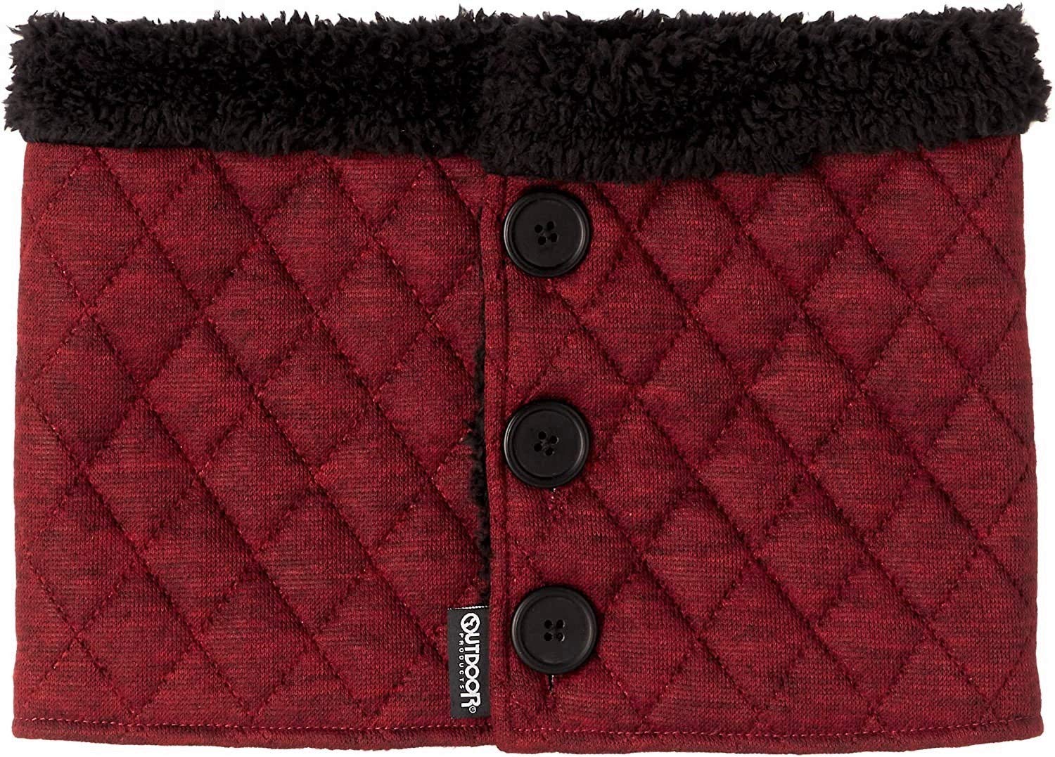 

[Outdoor] [Outdoor Products] OUTDOOR PRODUCTS Neck Warmer with Quilted Stitching and Inner Boa, 768-0048, Red, Free Size