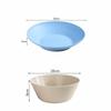 Polévková miska ze slámy, vhodná do mikrovlnné trouby, plastové nádobí, misky na ovocný salát, cereálie, ramen, těstoviny, talíř na večeři, kuchyňské náčiní