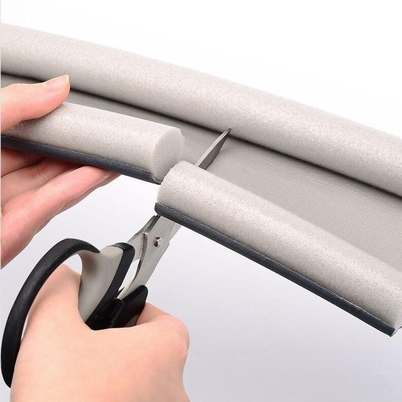 Household New Door Bottoom Seal Strip Flexible Wind Noise Reduction Stopper Under Door Sealing Blocker Soundproof Weatherstrip Anti-cockroach