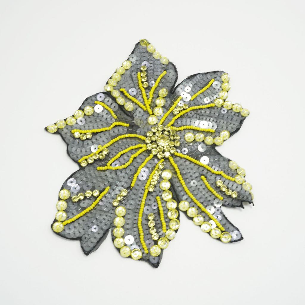 LHY Stylish Five Color Embroidered Flower Clothing Ingredients With High Quality and Fair Price Accessories