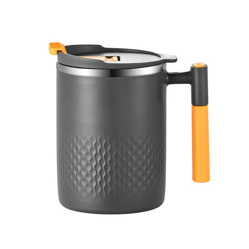 1PC 450ml 15oz Stainless Steel Insulated Coffee Mug with Handle Double Layer Thermal Mug Drinkware