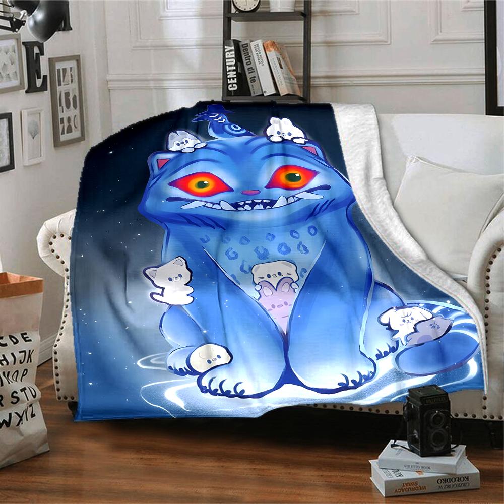 1pc KPop Demon Hunters25 Blanket, Gift, for Men and Women, Soft Blanket, Good for Sofa Bed Couch Travel, Lightweight Flannel Blanket