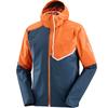 Bonatti Trail Waterproof Color-Block Zip-Up Hooded Jacket Men Jackets Burnt-Orange LC2135500