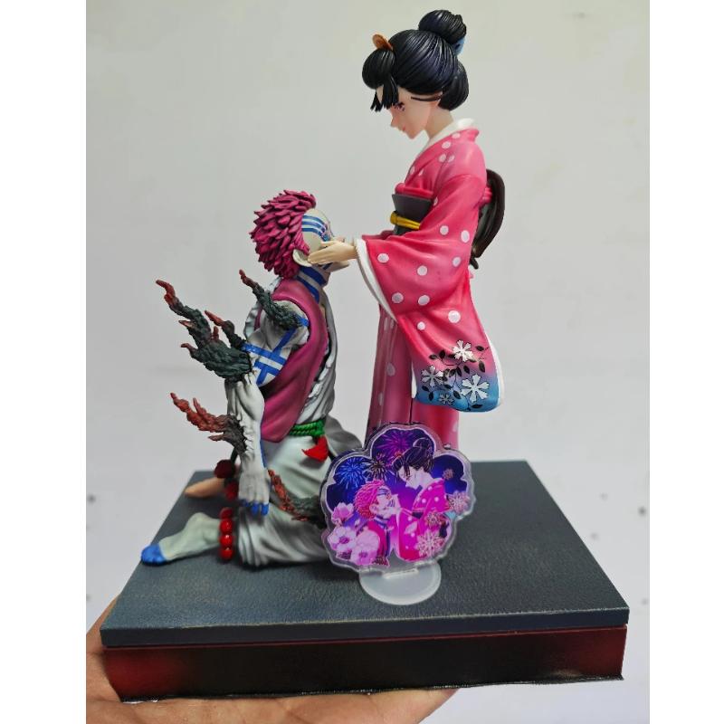 In Stock Demon Slayer Akaza Koyuki Limited Edition Pvc Figure Anime Statue Popart Figurine Gift For Anime Fans Desk Decor Toy