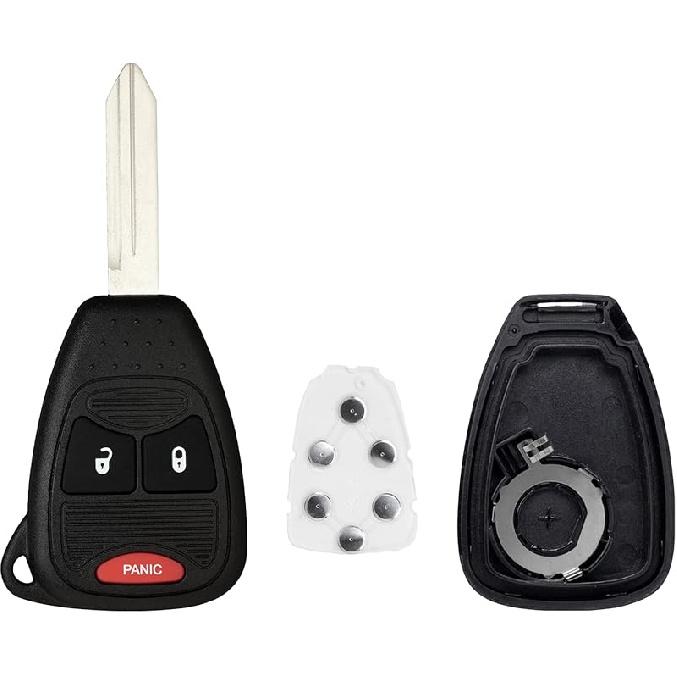 StandardAutoPart Shell Case for Car Keyless Entry Remote for Chrysler PT Cruiser Caliber Durango Ram Nitro Compass Patriot Wrangler 68003659AA (Shell Shell Case