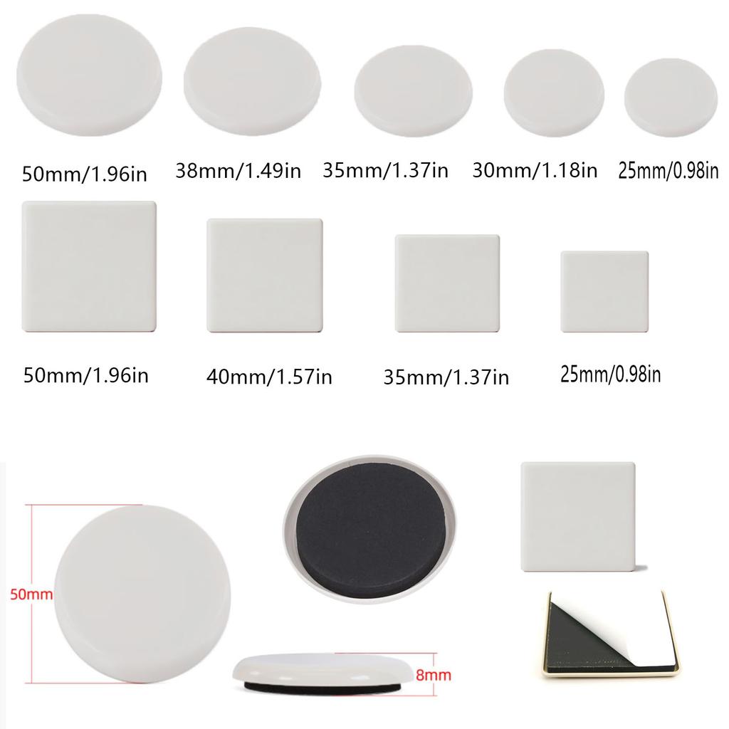 4pcs Furniture Leg Slider Pads Anti Scratch Easy Move Heavy Furniture Thickened Moving Pad Anti-abrasion Floor Protector Mat