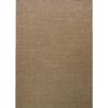 Tapis aspect jute motif damier beige 190x290