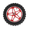 2.510in Rear Wheel Rubber Tire AntiSkid Replacement Fits for 47cc 49cc 2 Stroke Mini Dirt Bike(Red )
