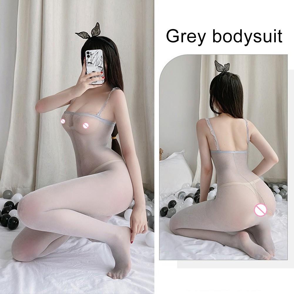 Bandeau Jumpsuit Sexy Lingerie Transparent Bodystockings
