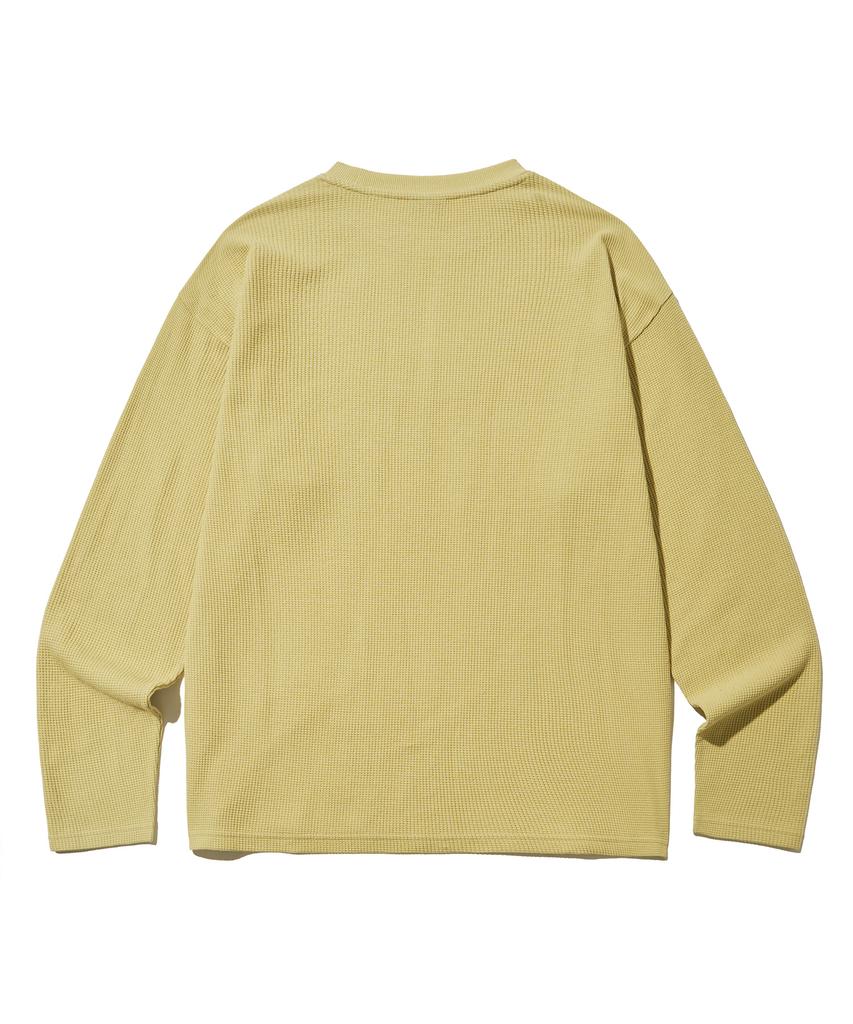 BROWNBREATH Decay Waffle Longsleeve - Mustard