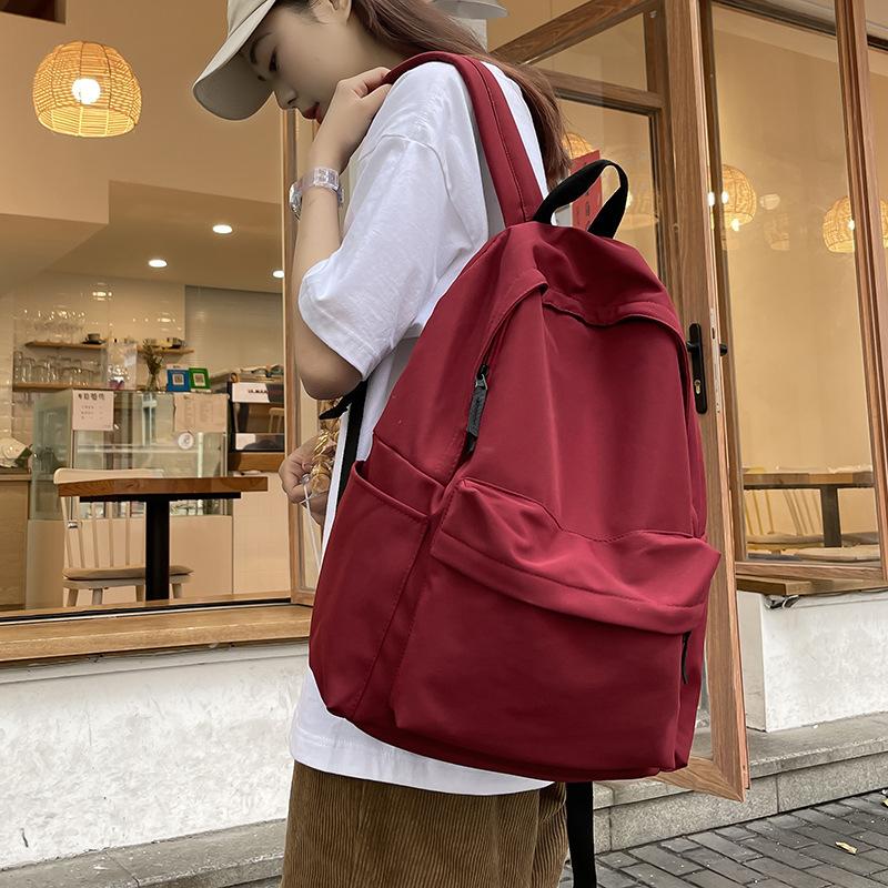 New Style Student Schoolbags for Elementary School Girls and Junior High School Students Simple and Beautiful Backpacks