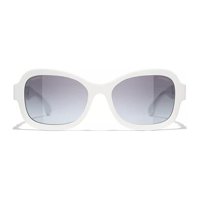 Classic Comfort Driving Acetate Frame Butterfly Sunglasses Women's White