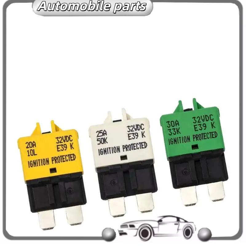 3A-30A vehicle fuse resettable fuse manual reset fuse ATO medium size fuse sheet 32Vdc