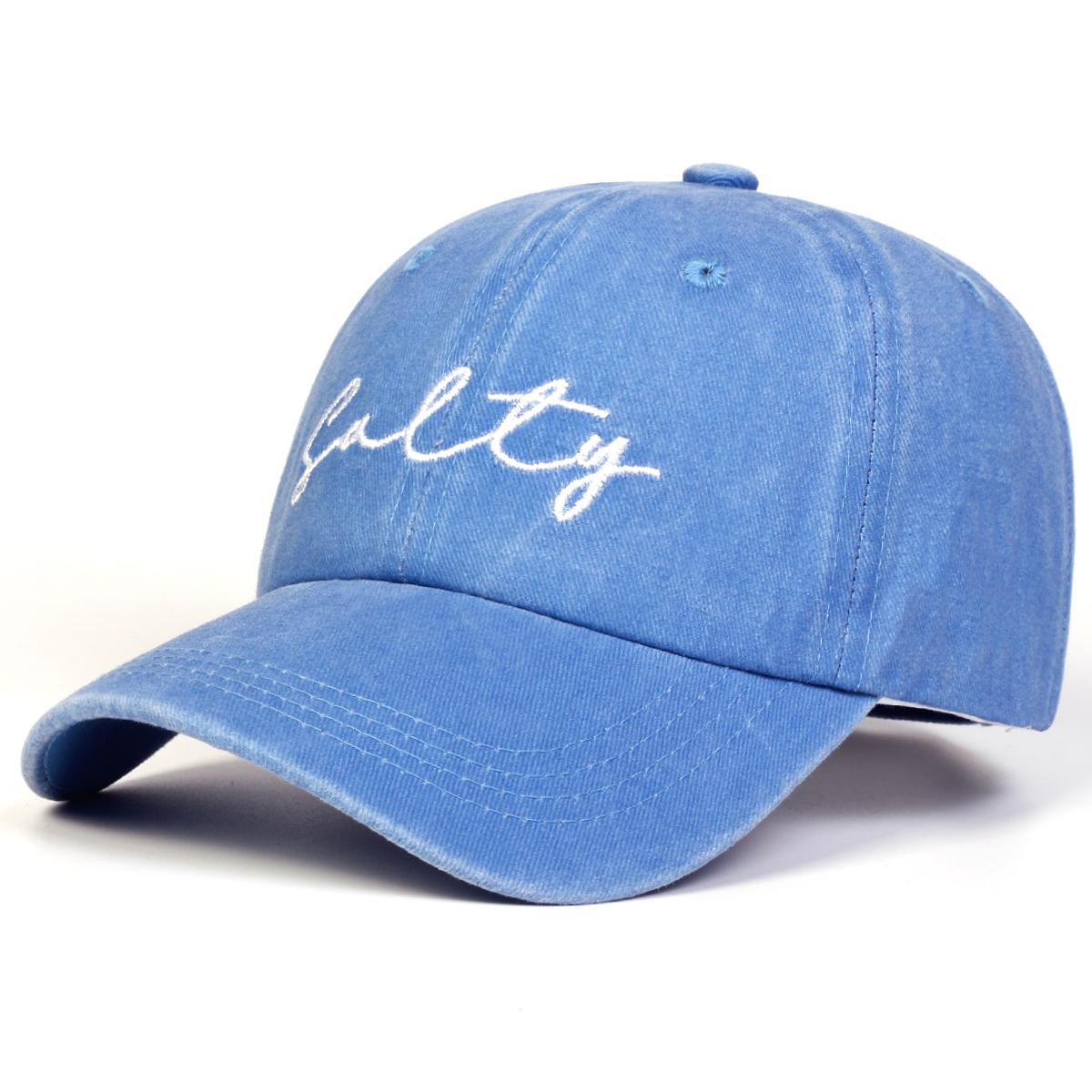 

Unisex SALTY Letter Embroidery Baseball Caps Spring and Autumn Outdoor Adjustable Casual Hats Sunscreen Hat Sports Cap синий