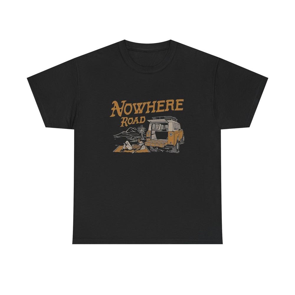 Nowhere Road The Great Outdoors Graphic T Shirt Unisex Heavy Cotton Tee Unisex T-Shirt XXL