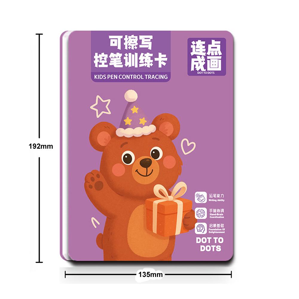 Magical Tracing Workbook Educational Montessori Books for Children Pen Control Training Reusable Calligraphy Copybook for Kids