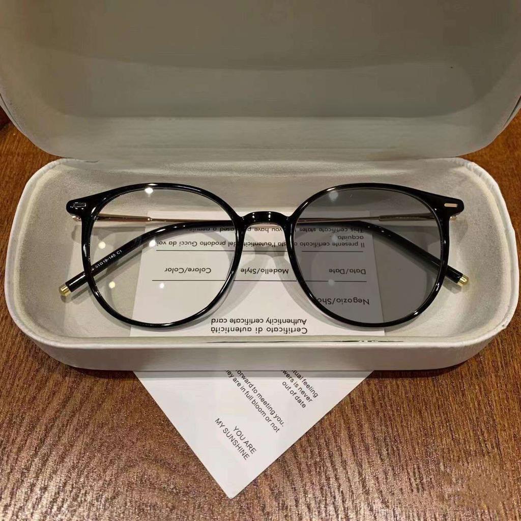Photochromic Glasses Anti Blue Light Glasses Leisure Eye Protection Decorative Glasses Women Sun Glasses