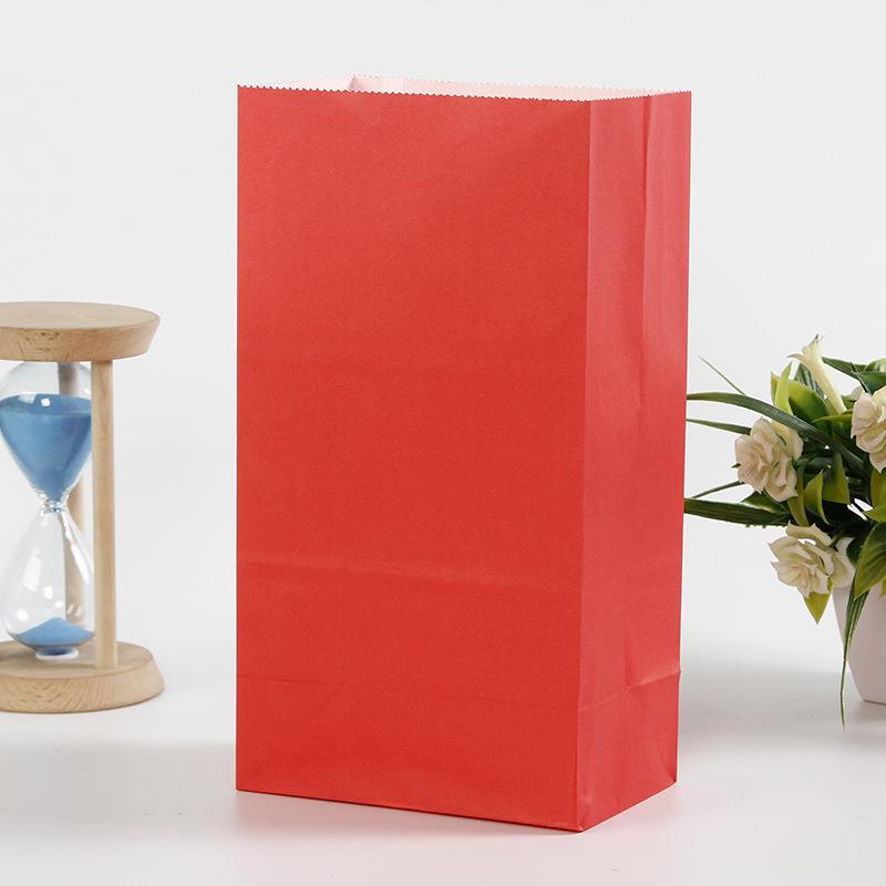 Colorful Disposable Paper Bags for Candy, Popcorn, Chestnuts, and Party Treats
