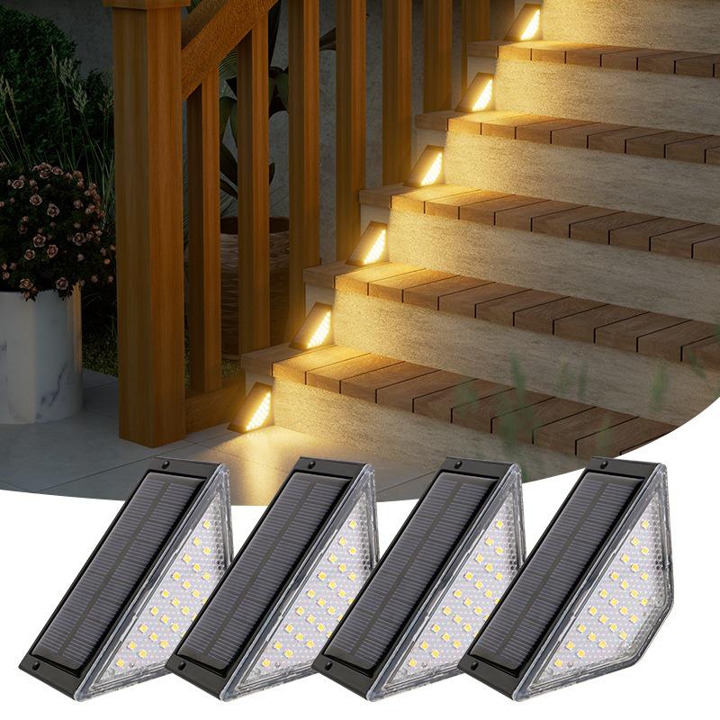 Solar Pathway Lights: Waterproof Outdoor Stair and Walkway Lighting