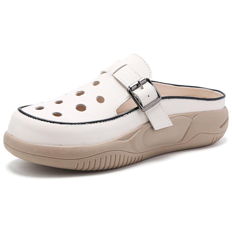 Women Sneakers Shoes Leather Loafers Shoes For Women Comfort Light Thick Sole Shoes Autumn Trend Leisure Flats Women Slippers