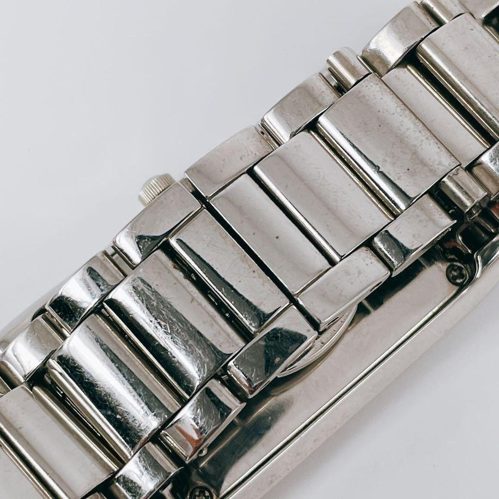 Used New battery/operating EMPORIO ARMANI watch quartz vintage Emporio Armani square quartz analog