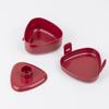 OSK Onigirazu Rice Ball Making Case with microwave made in (Red, 290ml, mold, safe, antibacterial, cute, stylish, biomass, eco-friendly, lunch, Japan)
