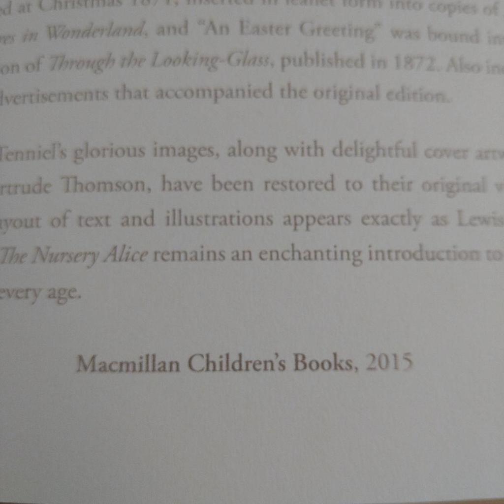 [USED] The Nursery Alice