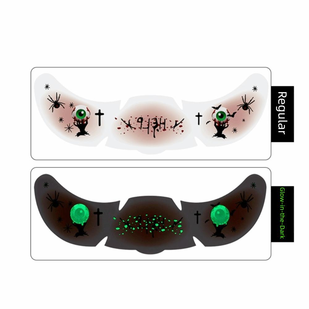 Water Transfer Printing Face Sticker Freckles Simulated Halloween Makeup Sticker  Stage Prop