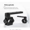 Universal Rotating Spotlight Mounting Bracket for Cars, Motorcycles, and Electric Vehicles with Shock Absorbing Tube Clamp.