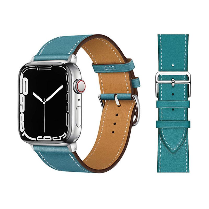 Leather Watch Straps for Watch band 46mm 44mm 49mm 45mm 42mm 40mm 38/41mm bracelet iWatch series 10-Ultra 9-8-7-6-5-4-3-SE