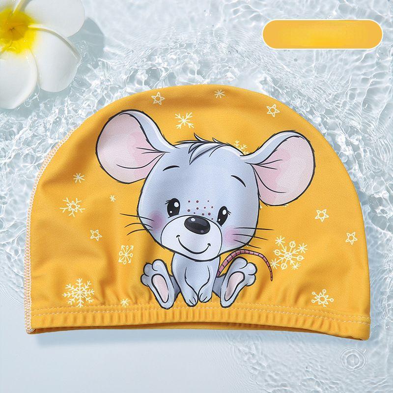 

Новые милые детские водонепроницаемые шапочки для плавания в стиле аниме, защитные уши, длинные волосы, спортивная шапочка для бассейна, шапочки для плавания с героями мультфильмов для детей