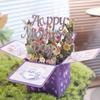 Butterfly 3D Mother's Day Card Best Wishes Flower Pop Up Card Mom Greeting Card  Party Decoration