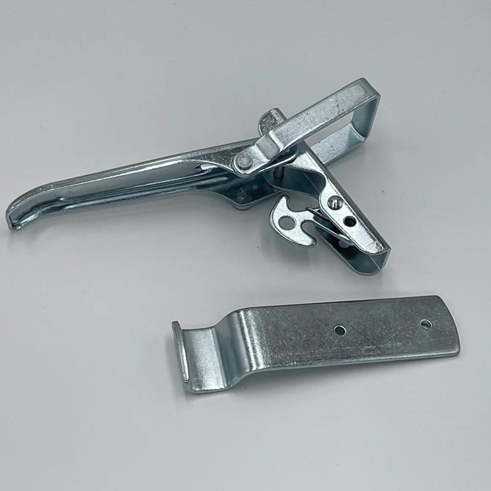 Utility Trailer Gate Latch Handle Components For RVs Campers Caravans And Utility Trailers Galvanized Iron Construction