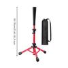 Tripod Batting Tee Foldable Adjustable Baseball Training Stand for