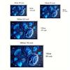 Blue Rose & Butterfly Non-Slip Area Rug - Soft Washable Mat for Living Room Hallway Bathroom Decor, Floral Floor Cushion