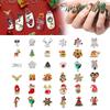 Christmas Alloy Nail Art Decorations: Snowman, Bell, Elk, Tree