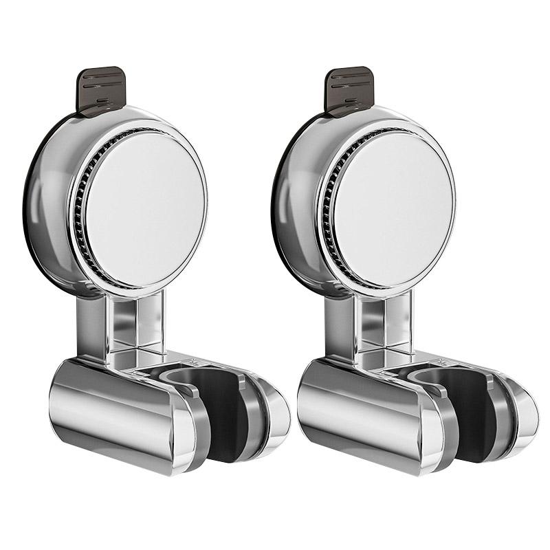 Punch-free Suction Cup Shower Bracket Fixing Artifact Removable and Adjustable Bathroom Shower Rack Shower Head Accessories